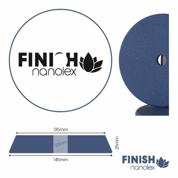Burete de polish pentru mașină orbitală 145 mm (taler 125 mm) – Nanolex