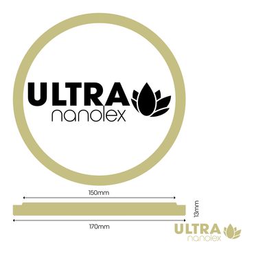 Burete de polish subțire 170 mm (taler 150 mm), set 3 buc – Nanolex