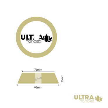 Burete de polish pentru mașină orbitală 95 mm (taler 75 mm) – Nanolex