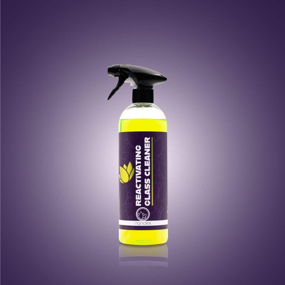Curățare geamuri cu tratament hidrofob Nanolex Reactivating Glass Cleaner